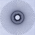 thumbnail image 1 of Ahgly Tapis d'Intérieur Lavable en Machine Carré Lavande Bleu, 6 Pieds Carré, 1 of 7