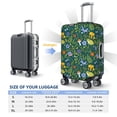 thumbnail image 4 of Kdxio Forest Flora And Fauna Pattern Luggage Cover for Travel,Elastic and Durable,Fits 18-32 Inch,Anti-Scratch Suitcase Protector-No luggage included, 4 of 5