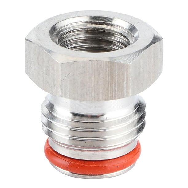 Beer Keg Connectors,1/4in FFL x 19/32in‑18 Beer Keg Adapter Keg Adapter