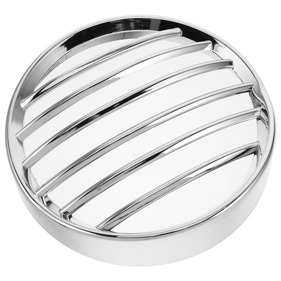 DEEPCRAFF Headlight Upgrade Motorbike Headlight Cover Retro Design Silver Plastic 1Pcs