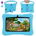 thumbnail image 1 of Veidoo Kids Tablet, 7 inch Android Tablet PC, 2GB RAM 32GB ROM, Safety Eye Protection Screen, WiFi, Dual Camera, Games, Parental Control APP, Tablet with Silicone Case(Blue), 1 of 8