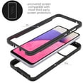 thumbnail image 6 of CoverON For Samsung Galaxy A33 5G Phone Case, Military Grade Full Body Rugged Slim Fit Clear Cover, Black, 6 of 6