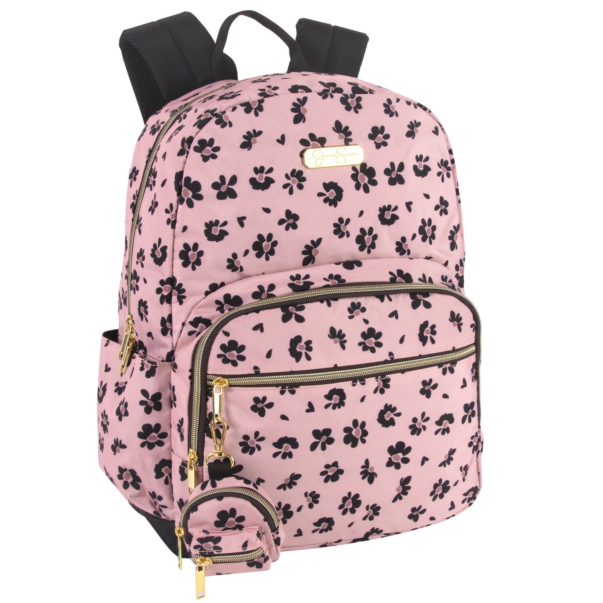 Steve Madden NYC White Graffiti Print Backpack with Notebook & Plush Panda Charm Madden NYC Women main image 4