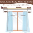 thumbnail image 6 of 32"-86" Curtain Rods,1 inch Diameter Single Curtain Rod Set,Heavy Duty Curtain Rods with Aluminium Finials,Bronze, 6 of 12