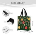 thumbnail image 4 of Naloa Christmas Tote Bag for Women, Foldable Tote Bag With Zipper, Large Shoulder Bag, Top Handle Handbag for Travel, Work, Shopping, 4 of 9