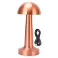 thumbnail image 2 of Lámpara De Mesa Inalámbrica De Champiñones, Lámpara De Mesa De Oro Inalámbrica Portátil LED USB Recargable 3 Colores Metal Atenuable Lámpara De Noche Linda Para Mesa De, 2 of 7