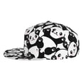 thumbnail image 3 of Easygdp Seamless Pattern Cute Panda Baseball Cap with Adjustable Flat Suitable for Head Circumference 22.4-23.6 in, 3 of 9