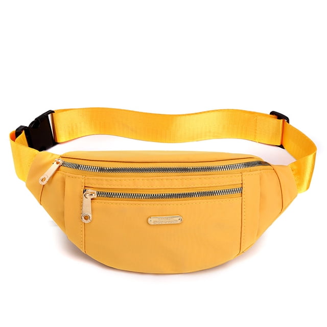 YSTINNG Sacs Banane Sac de Taille pour Femmes, Sac de Taille Imperméable avec Sangle Réglable pour Voyage Sports Course B311-7182