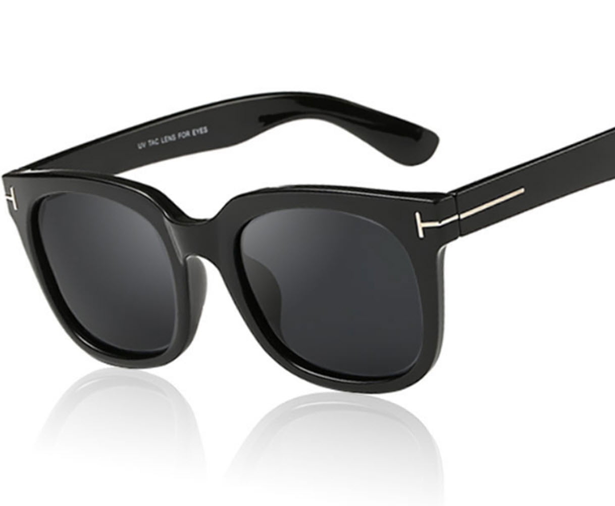 James Bond Style Square Black Sunglasses 007 Spectre Movie Costume Glasses