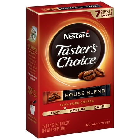 Nescafe Taster's Choice Regular Instant Coffee Packets, 7 Ct