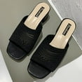 thumbnail image 5 of BONIXOOM Black Sandals Women Clearance Fall Slip-On None Casual Fashion Shoes for Women Black Size 4.5, 5 of 6
