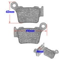 thumbnail image 4 of Yimiti Front Rear Disc Brake Pads Kits Copper Based Sintering For Gasgas For Motorcycle,Rear, 4 of 6
