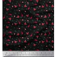thumbnail image 1 of Soimoi Velvet Fabric Notes,Guitar & Drumkits Musical Instrument Print Fabric by The Yard 58 Inch Wide, 1 of 1