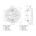 thumbnail image 3 of Hella Marine 958109521 Hella Marine EuroLED 75 Lampe à Ressort Ronde 3 Pouces - Blanc Chaud LED - Jante en Acier Inoxydable - 12V, 3 of 3