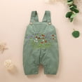 thumbnail image 2 of Toimothcn Toddler Girls Romper Jumpsuit Sleeveless Casual Floral Embroidered Romper Soft Loose Breathable Jumpsuits 0-3 Months, 2 of 8
