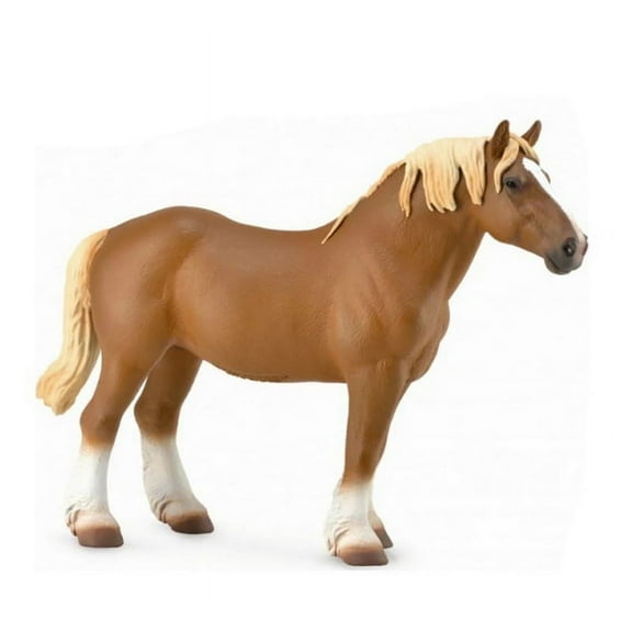 Breyer Collecta playfigure Belgian Draft Horse 18 cm Brown