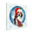 thumbnail image 2 of MAKIKO 'Dog With Colorful Sock' Canvas Art, 2 of 3