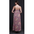 thumbnail image 4 of Bimba Rayon Floral Womens Long Casual Dress Spaghetti Strap Summer Maxi Sundress-XX-Large, 4 of 5