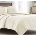 thumbnail image 2 of Laura Ashley  Felicity Ivory Cotton 3-piece Quilt Set, 2 of 2