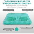 thumbnail image 2 of Gel Seat Cushion for Tailbone Support and Relief from Butt and Back Pain and Pressure - Cushions are Large Thick and Comfortable - Ideal for Office Chairs Driving Travel and Long Sitting, 2 of 6