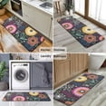 thumbnail image 6 of Multicolor Cartoon Floral Pattern Kitchen Rug Mat,Kitchen Runner Rugs Non Skid Washable,Decorative Kitchen Floor Mats for Kitchen,Sink,Laundry,17"x47.2", 6 of 7