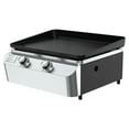 Nexgrill 2Burner Propane BBQ Griddle, Portable Flat Grill for Outside