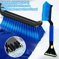 thumbnail image 5 of 17.32 Inch Snow Brush and Ice Scrapers for Car Windshield,Scratch Free Bristle Head Brush & Tough Window Snow Scraper,Foam Grip,Ice Removal Winter Car Accessories, 5 of 9
