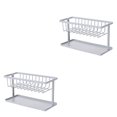 thumbnail image 3 of Yuarrent Fregadero de esponja Tidy Soap Storage Dish Drain Rack Organizador de cocina Estante de soporte Type1 NO1, 3 of 6