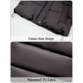 thumbnail image 6 of FEOYA Boys Vest Girls Winter Puffer Vest Zip Up Sleeveless Down Jacket Toddler Warm Outerwear Solid Color Spring Waistcoat 6-7 Years Dark Brown, 6 of 6