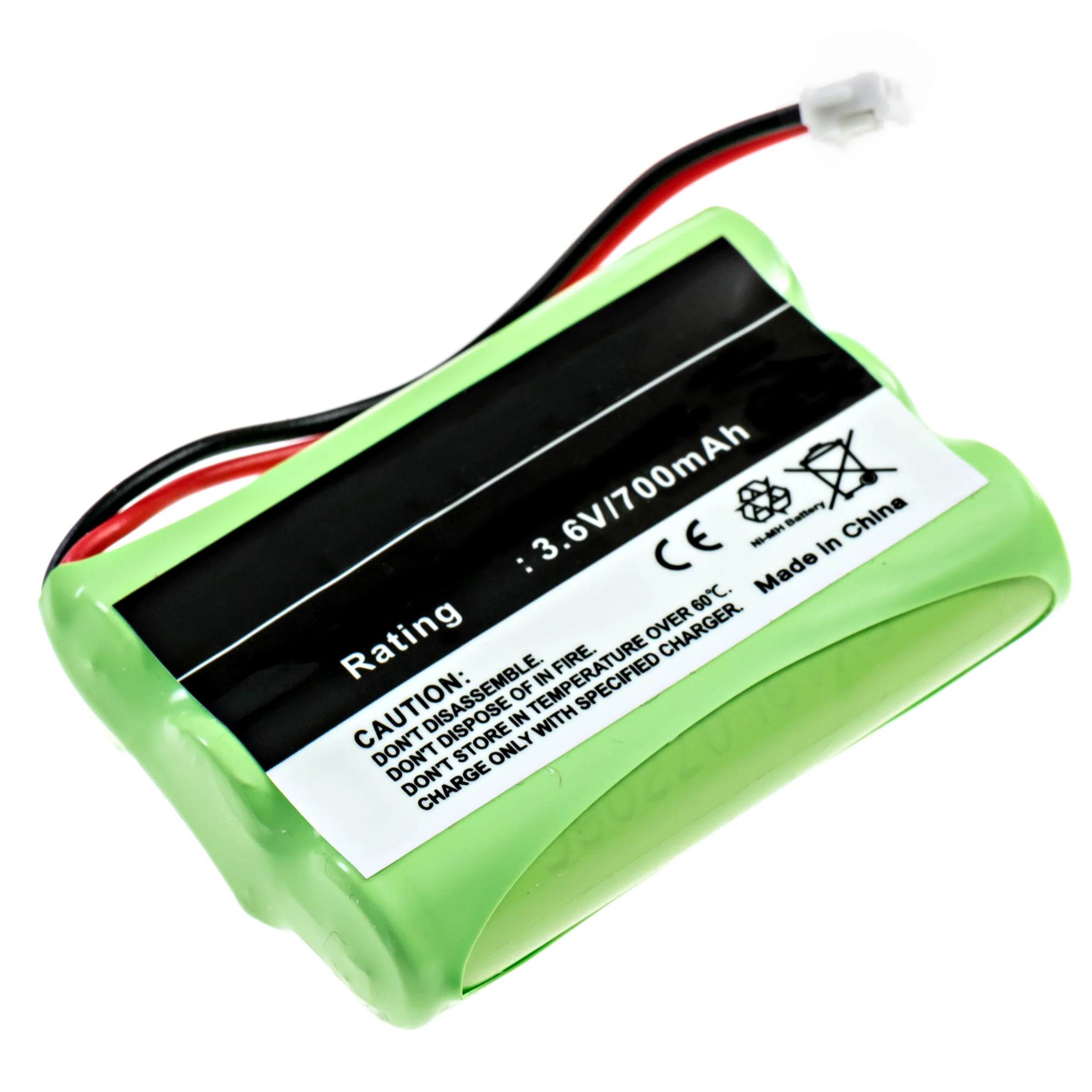 2-Pack 3400mAh 14.4V Replacement Battery For Robot Vacuums (Eufy, Ecovacs, Coredy, Shark & More) - Li-ion, 3-Prong Connector 4 thumbnail image