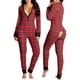 thumbnail image 4 of Txlixc Pijama femenino, pijama de Navidad, impresión de cuello V de manga larga Txlixc moda, 4 of 4