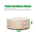 thumbnail image 2 of F&J Outdoors Waterproof Outdoor Table Cover 110"DIA x 27.5"H, 2 of 9