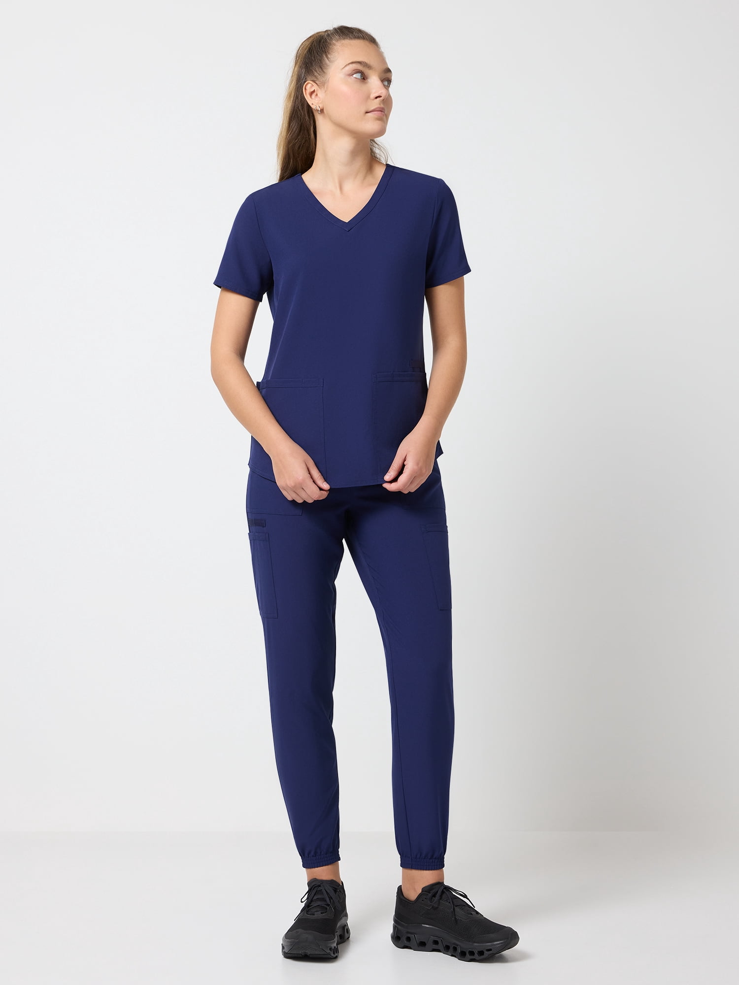 Scrubstar Core Essentials Women’s V-Neck Scrub Top, Sizes XS–3XL