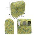 thumbnail image 5 of Cartoon Lounger Chair Bag, Style Image of Repetitive Snails with Polka Dotted Shells, High Capacity Storage with Handle Container, Lounger Size, Pale Green and Multicolor, by Ambesonne, 5 of 5