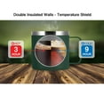 thumbnail image 4 of 16oz Stainless Steel Mug Sip Lid Vacuum Double Wall Insulated Coffee Tumbler, 4 of 13