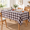 Black-60" x 104" (Rectangular), variant on Plaid Fall Tablecloth Thanksgiving Rectangle 55x80 Orange Black