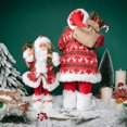 thumbnail image 4 of Christmas Large Santa Claus Dolls Ornaments Standing Santa Figurine Doll Christmas Home Decoration Kids Gift navidad, 4 of 5