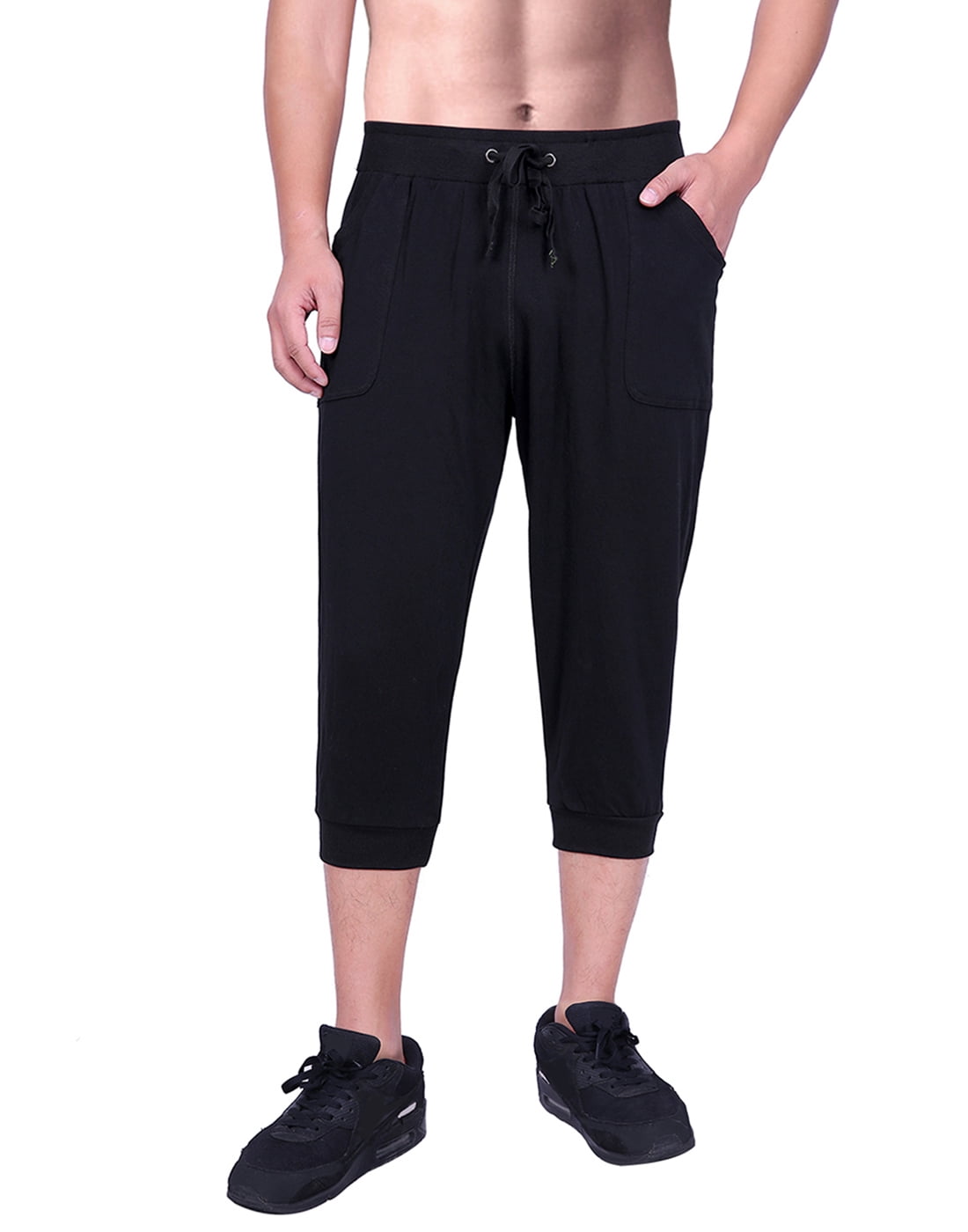 men's capri workout pants