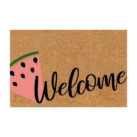 Fsqjgq Door Mat Carpet Front Porch Mat Summer Welcome Doormats Indoor Outdoor Entry Rug Non Slip Polyester Floor Mats Carpet Area Rugs Funny Printed Bathroom Rugs Home Decor