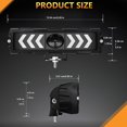 thumbnail image 4 of Barra de luz LED de trabajo Yeacher 6 pulgadas impermeable con luz antiniebla, 4 of 8