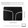 thumbnail image 2 of Laptop Case, Slim Water-Resistant Tablet Sleeve Durable 12-13 Inch Notebook Computer Carrying Case for Samsung iPad MacBook Acer Lenovo Google DELL Asus, 2 of 7