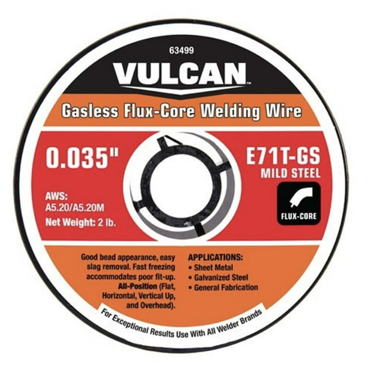 SONNLER 0.035" Flux Core Welding Wire - E71T-GS, 2LB Spool (2-Pack), Gasless MIG For Carbon Steel