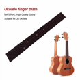 thumbnail image 1 of Ukulele Fingerboard Fretboard Dark Wood fingerboard is Concert Stringed Musical Instrument Neck Portable Parts Accessories Beginners 26 Inch, 1 of 1
