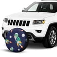 thumbnail image 2 of Kdxio Astronaut Dinosaur and Space for Tire Cover Wheel Protectors Tyre Covers Weatherproof Wheel Covers Universal Fit for Trailer Rv SUV Truck Camper Travel Trailers 16 inch, 2 of 8