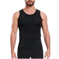 thumbnail image 2 of hoksml Men's Compression Tank Top, Polyester-Spandex Athletic Shirt for Workout, Running, and Gym Use, 2 of 5