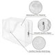 thumbnail image 5 of Kit de neceseres de viaje ROYBENS de PVC transparente, 3 unidades, 5 of 6
