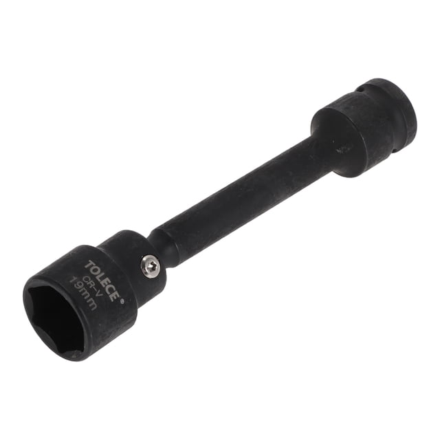 Herramienta de Hardware Duradera Socket de Impacto Universal de 128mm CR-V 1 Pcs 6 Puntos 19mm para Reparación de Automóviles, Motocicletas y Dirtbike 1/2 Pulgada