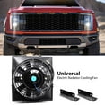 thumbnail image 5 of CROSSDESIGN Universal 7" Slim Pull Push Engine Oil Cooler Radiator Cooling Fan 12V 80W Mount Kit, 5 of 12