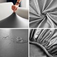 thumbnail image 3 of Chic Dining Chair Protectors, Pu Leather Easy To Install Chair Protector For Washable Full Protection At Home (Pack Of 6), 3 of 6