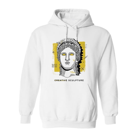 Creative Sculpture Design Hoodie Men -Image by Shutterstock, Male 3X-Large